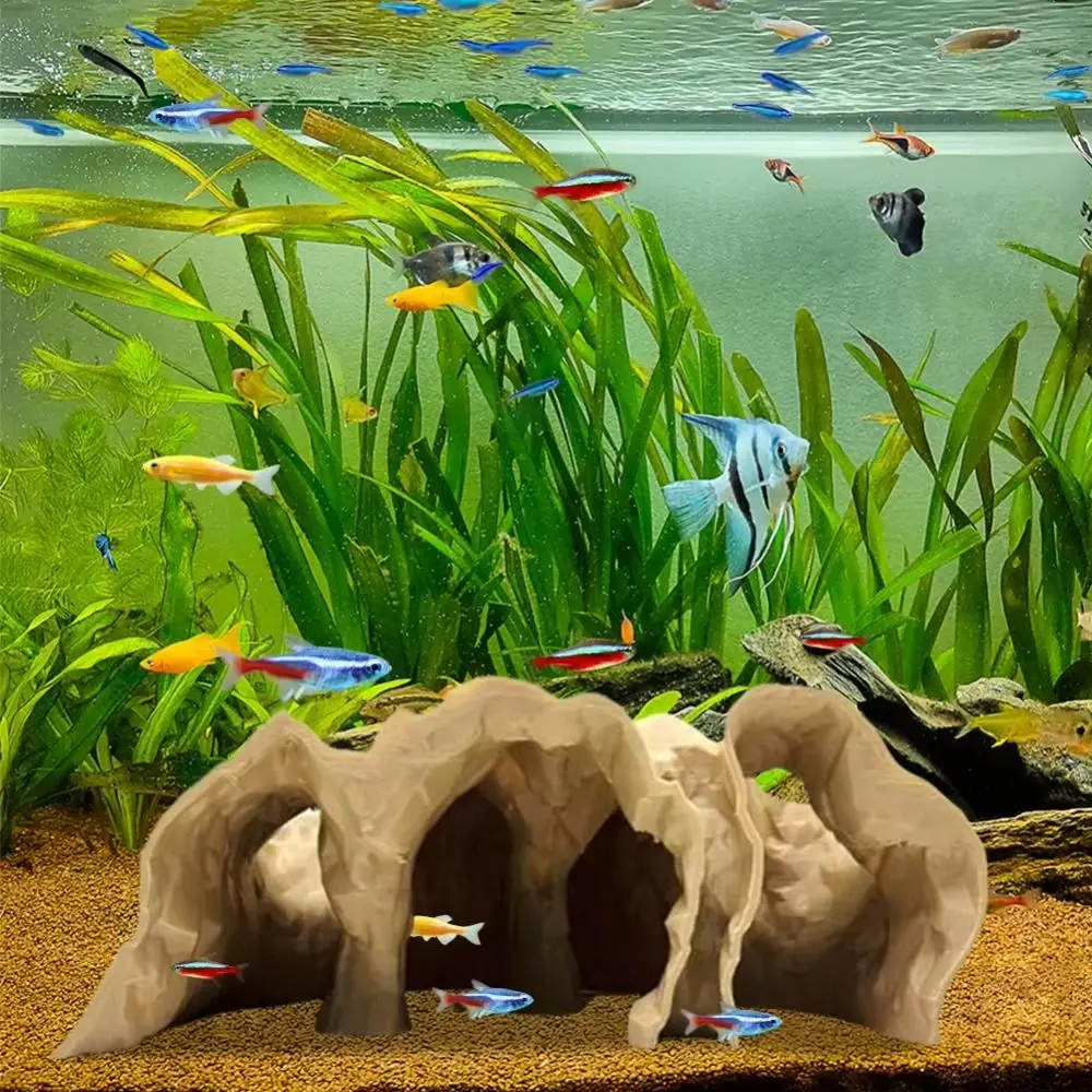 Ornamento para Aquário em PLA: Caverna Subterrânea para Esconderijo - Imagem 4