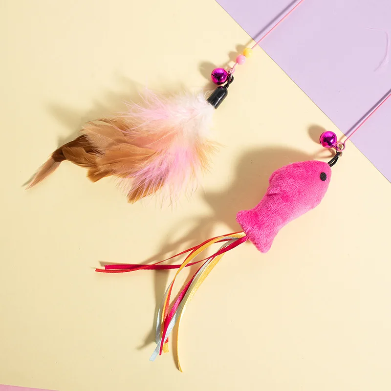 2 Varinhas Interativas para Gatos com Pena - Imagem 3