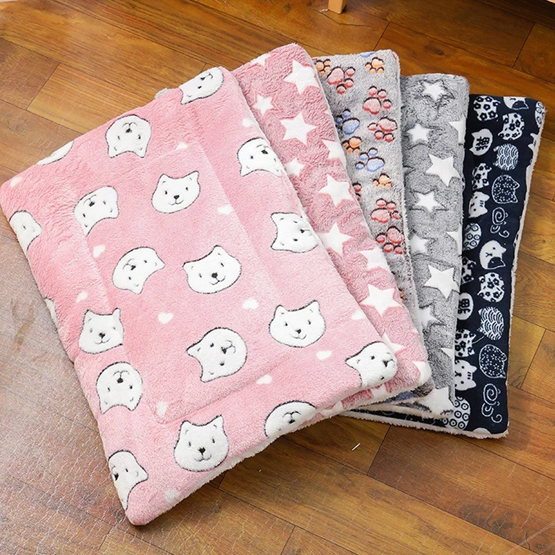 Cobertor para Gatos e Cães Pequenos de Flanela Macia Lavável - Imagem 2