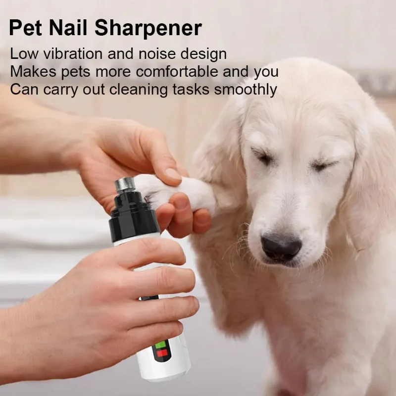 Moedor de Unhas para Cães e Gatos Recarregável USB Silencioso - Imagem 3