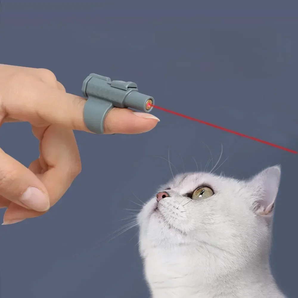 Brinquedo Laser para Gatos Portátil com Design de Dedo - Imagem 3