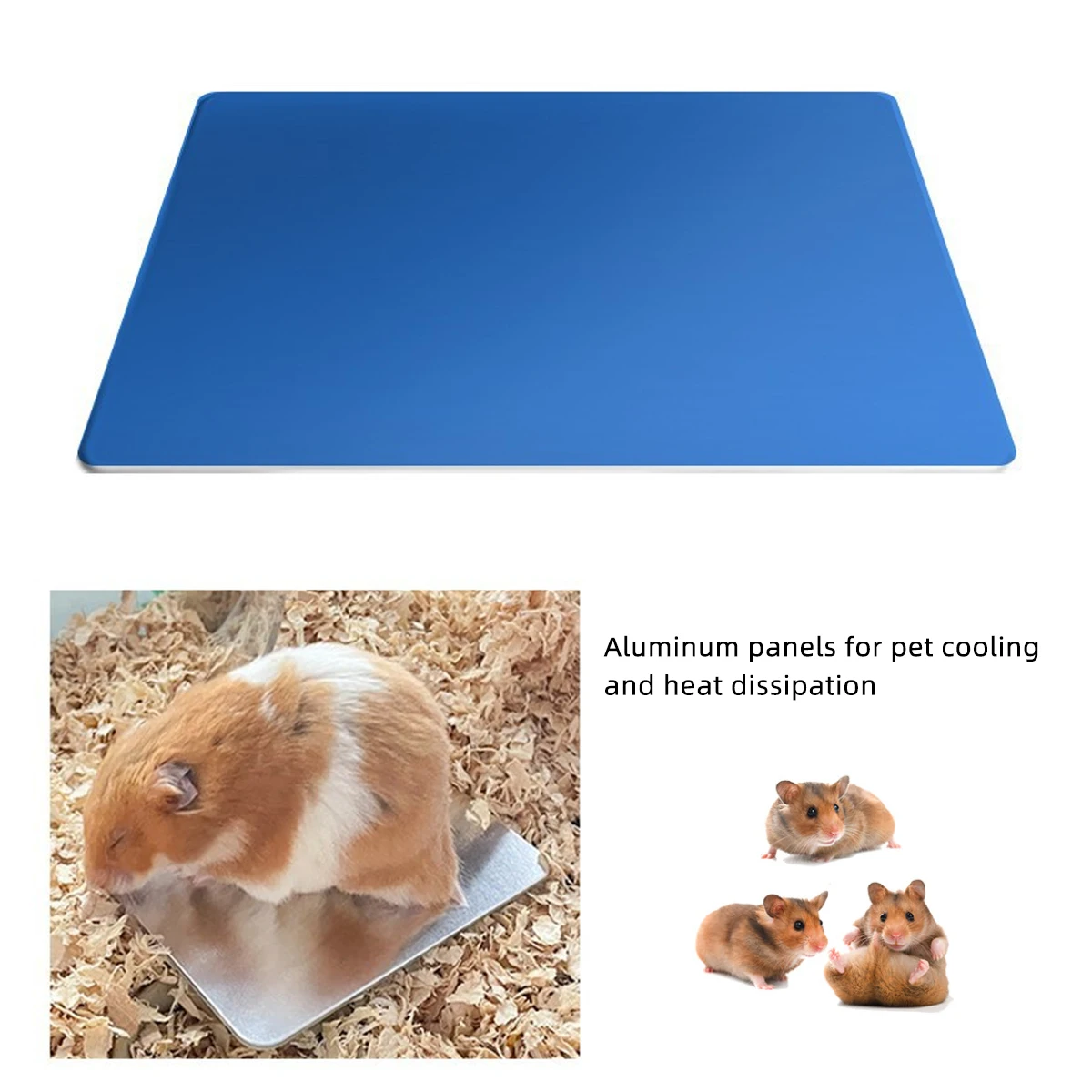 Placa de Alumínio para Hamster e Coelho Resfriamento no Verão - Imagem 6