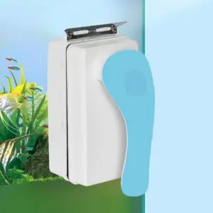escova magnética para aquário com lâmina