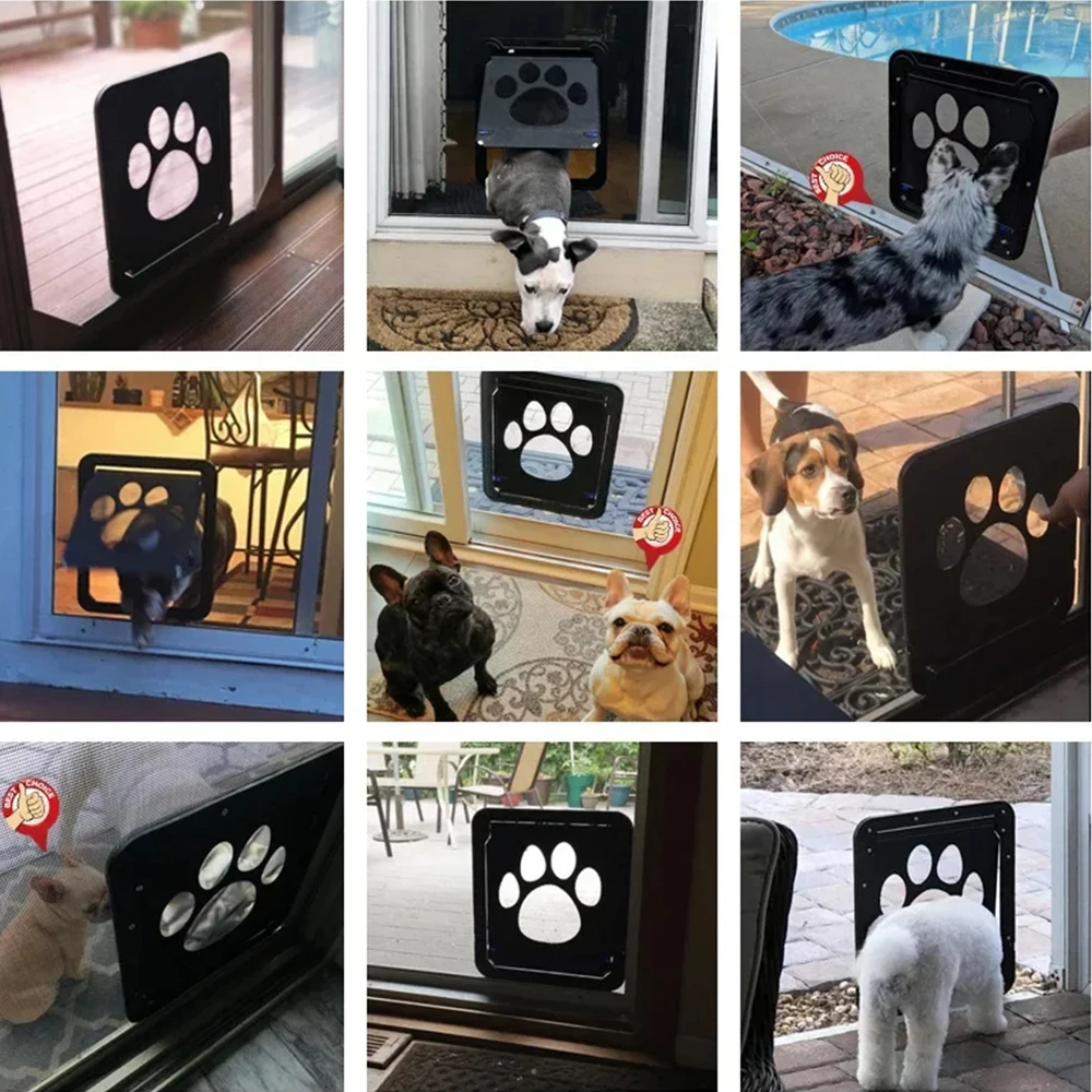 Porta Pet para Tela de Cães e Gatos 28,9x23,8 cm com Aba Magnética - Imagem 6