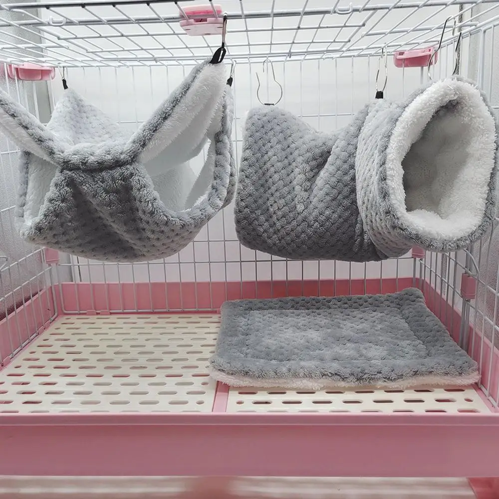 Rede Suspensa para Hamster e Roedores 20 cm Lavável com Corrente - Imagem 3