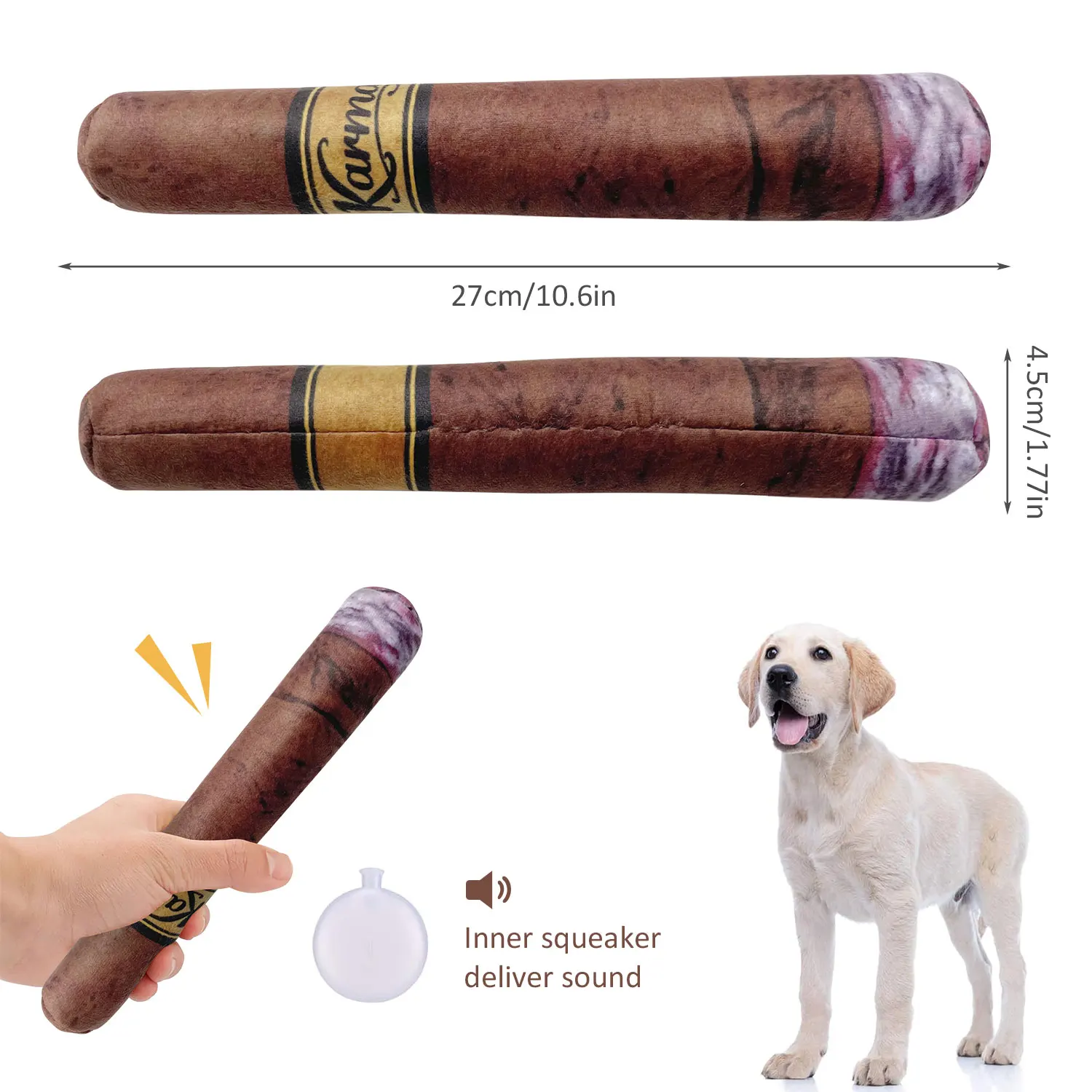 Brinquedo para Cães de Pelúcia com Som e Enchimento Macio - Image 2