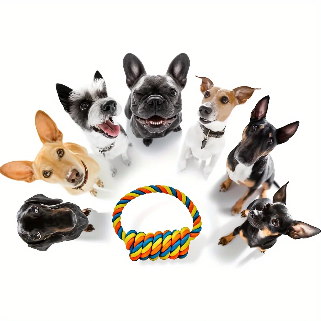 Brinquedo de Corda para Cães Grandes Trançado Resistente - Imagem 6