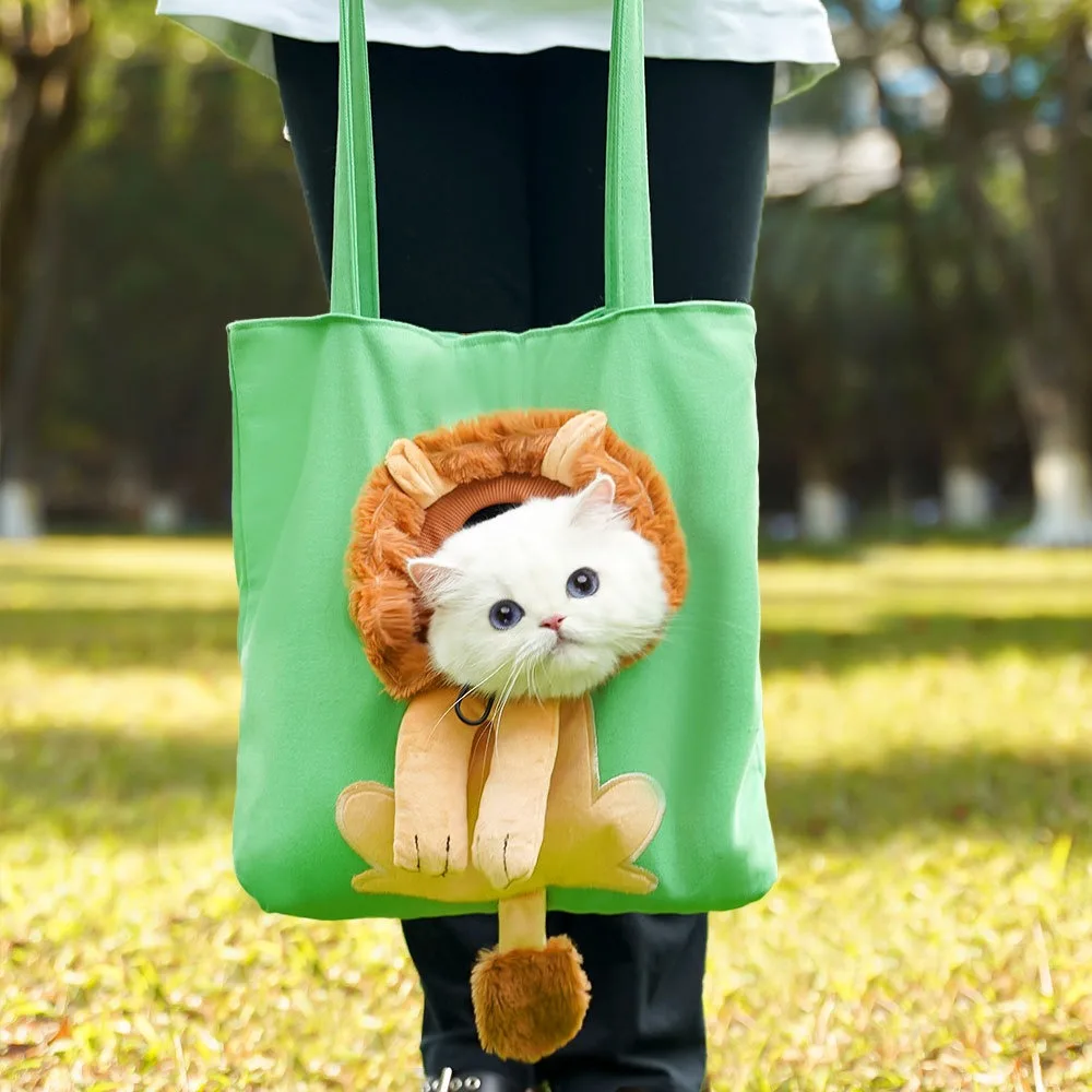 Bolsa de Transporte para Cães e Gatos Portátil com Zíperes de Segurança - Image 5