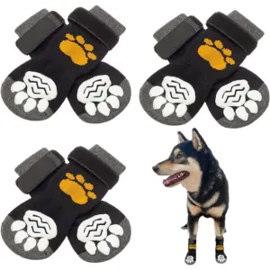 meia antiderrapante para cães