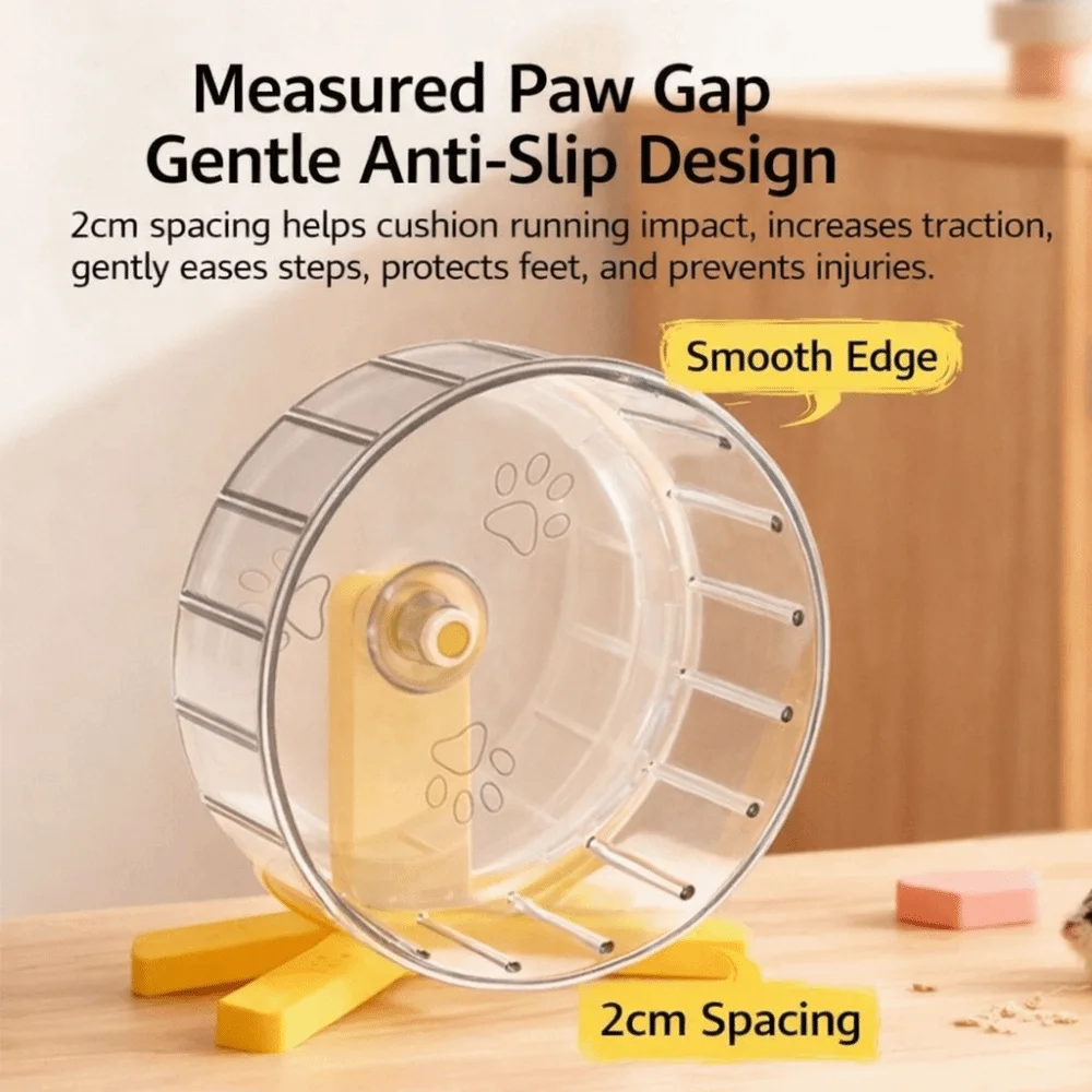 Roda de Exercício para Hamster de Plástico 12 cm Desmontável - Imagem 5