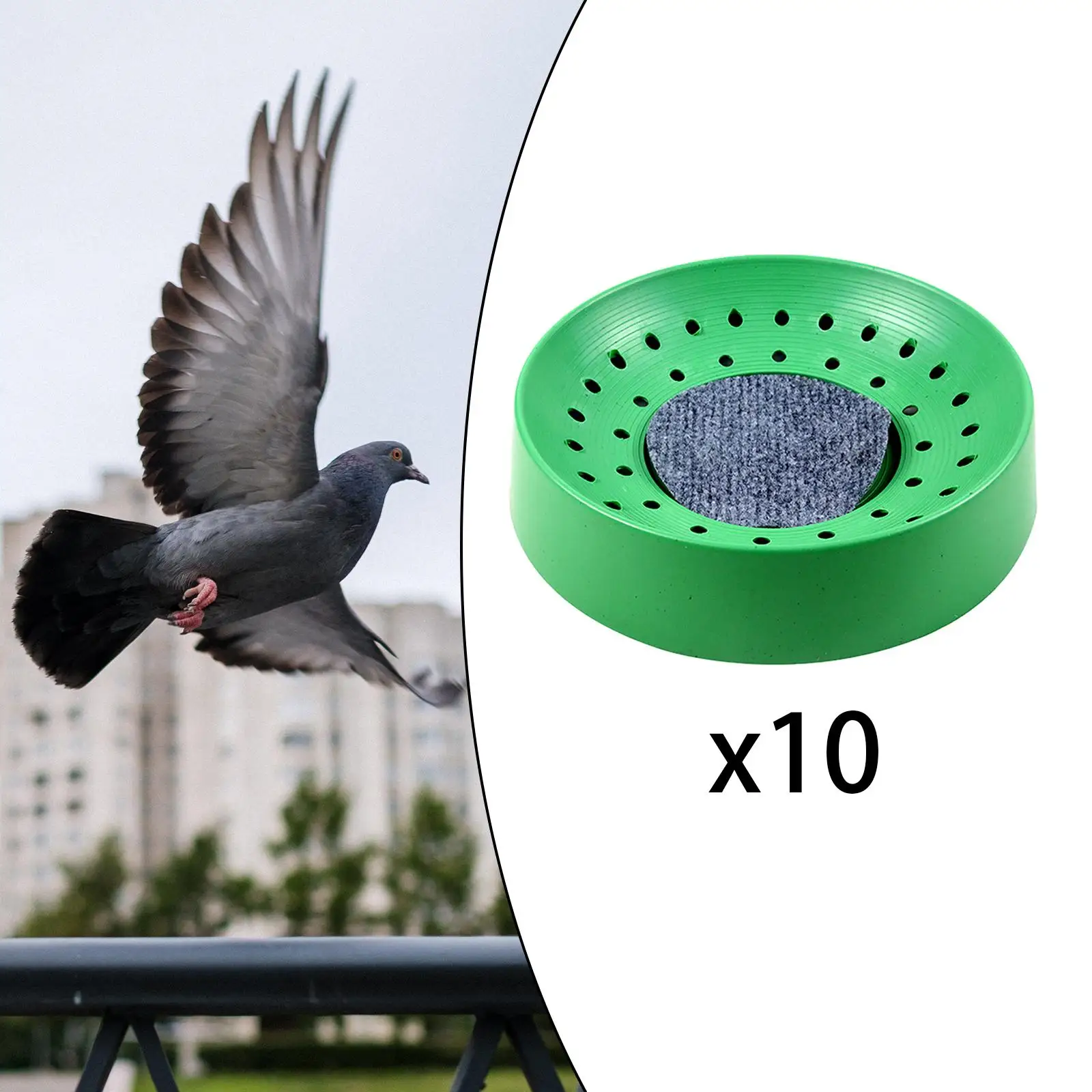 Ninho para Pombos de Plástico com Tapete 20,5 cm Lavável - Imagem 4