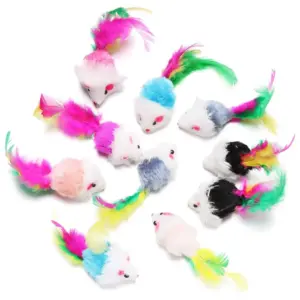 rato de brinquedo para gatos com chocalho