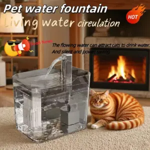 fonte de água para gatos com filtro