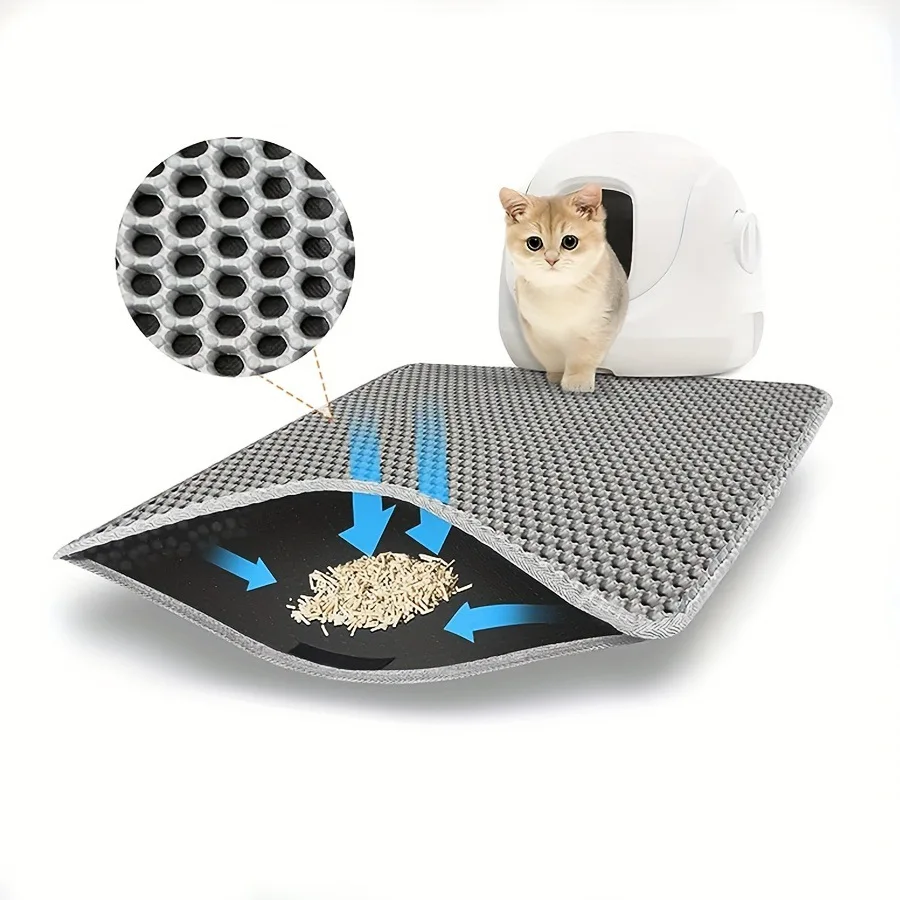 tapete para areia sanitária de gato impermeável
