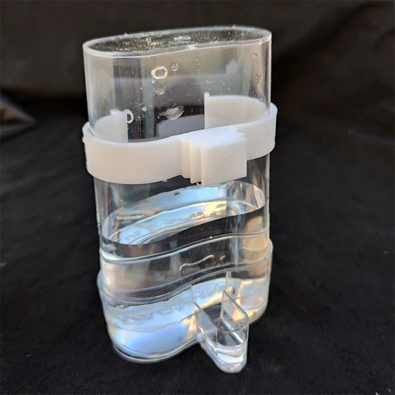 Dispensador de Água para Pássaros de Gaiola Transparente - Imagem 3