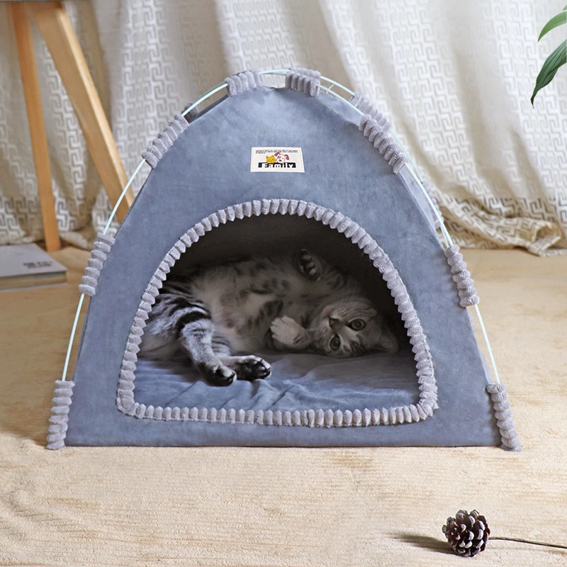 Tenda Dobrável para Gatos e Cães 110 cm Portátil Respirável - Imagem 3