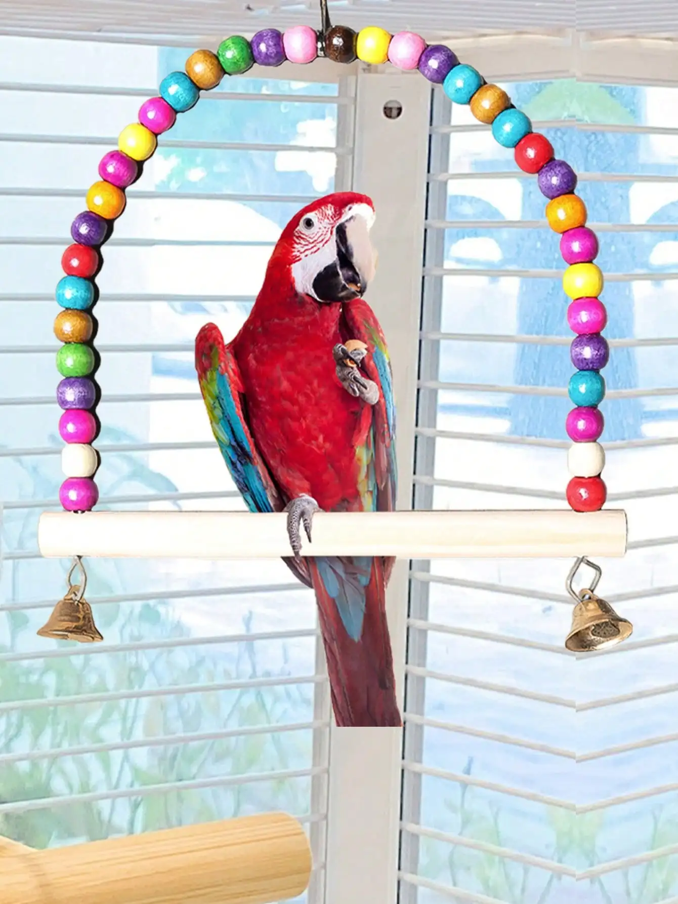 poleiro balanço para pássaros