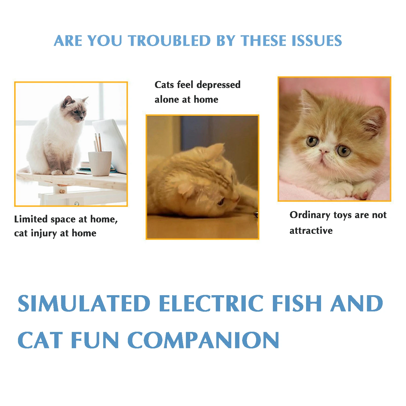 Brinquedo de Peixe Elétrico para Gatos Recarregável USB com Movimento - Imagem 4