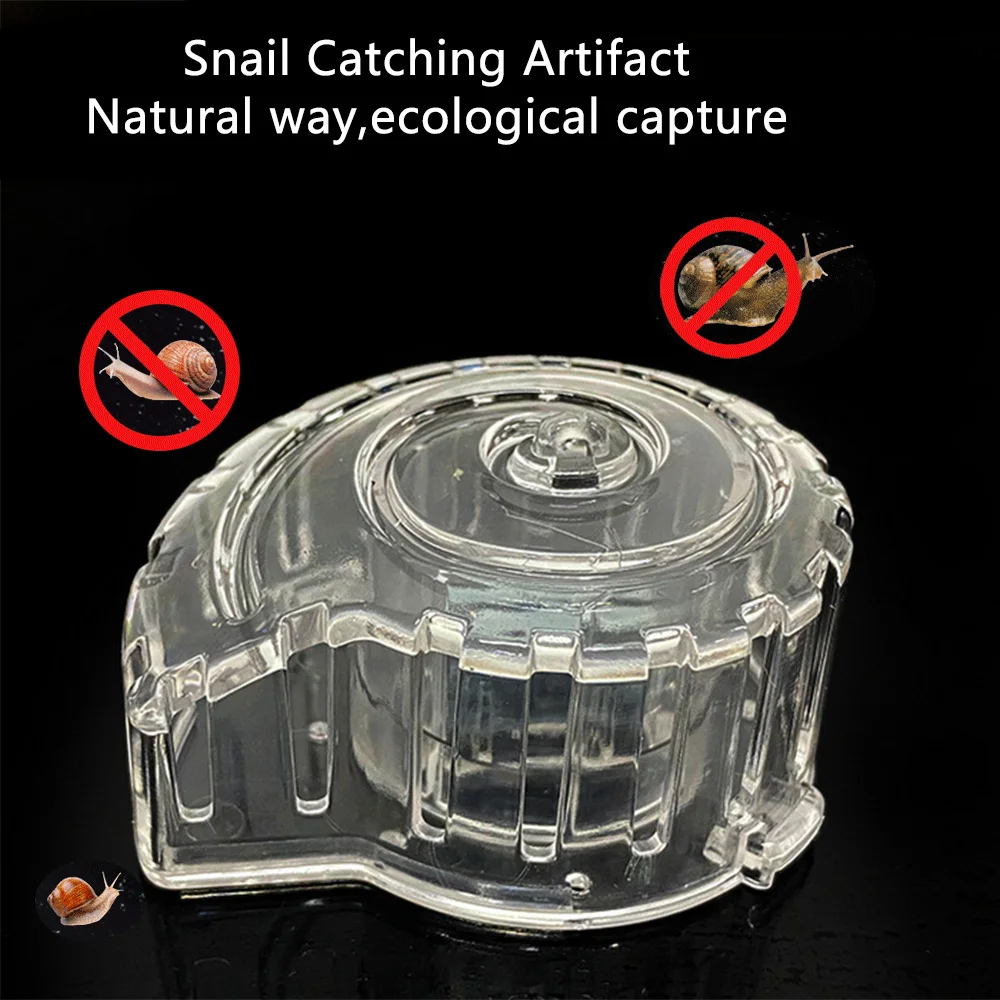 coletor de caracóis para aquário