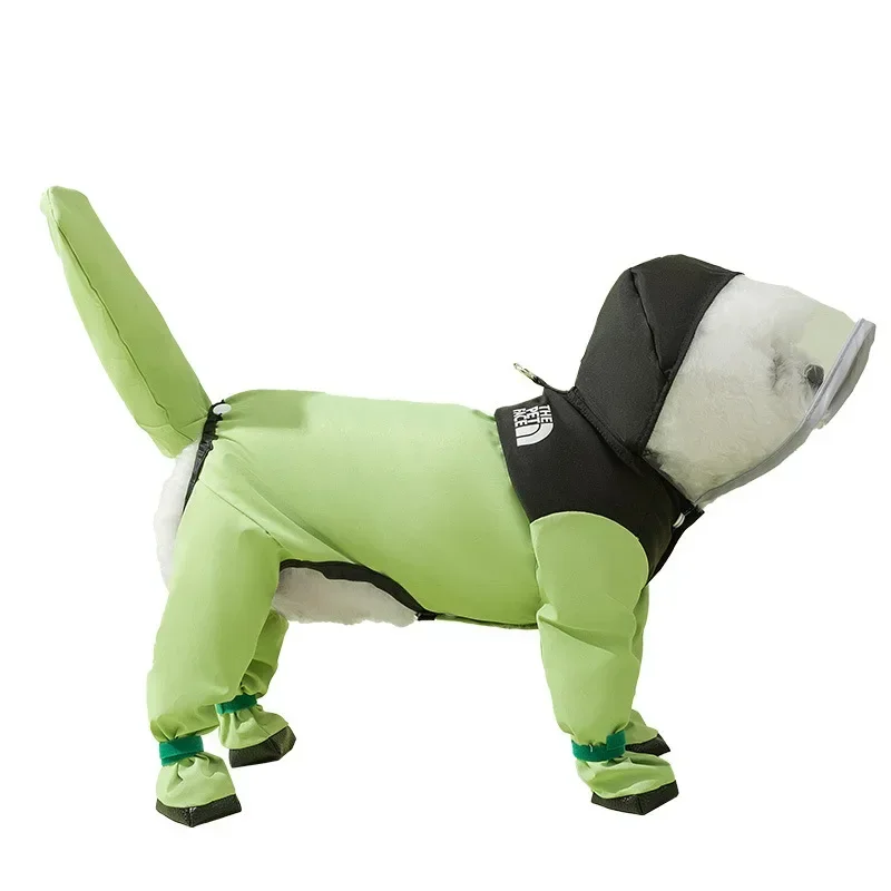 Capa de Chuva para Cães e Gatos com Capuz Transparente - Image 5