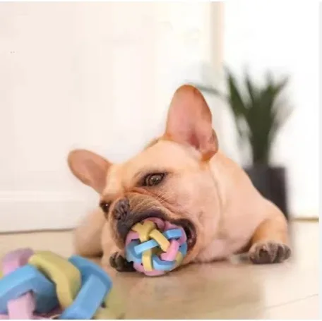 Bola de Borracha para Cães e Gatos com Sino para Brincar - Image 6