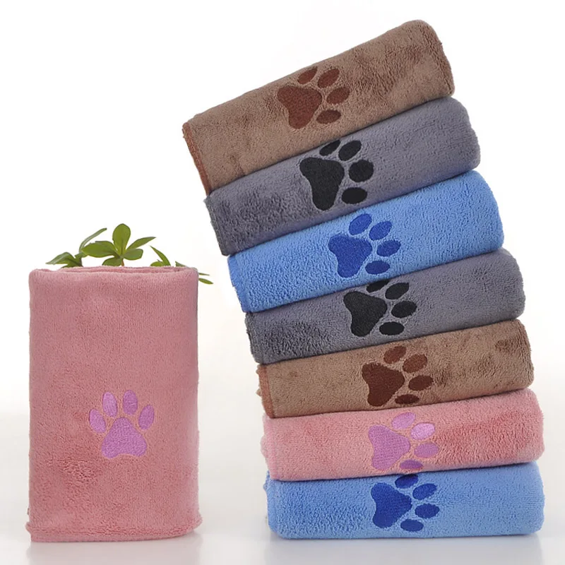 Toalha de Secagem para Cães e Gatos de Nylon e Poliéster Absorvente - Imagem 2