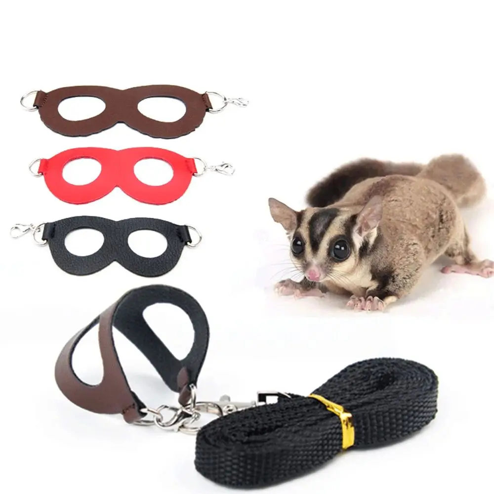 Coleira Peitoral para Hamster e Roedores de Couro PU Ajustável - Imagem 2