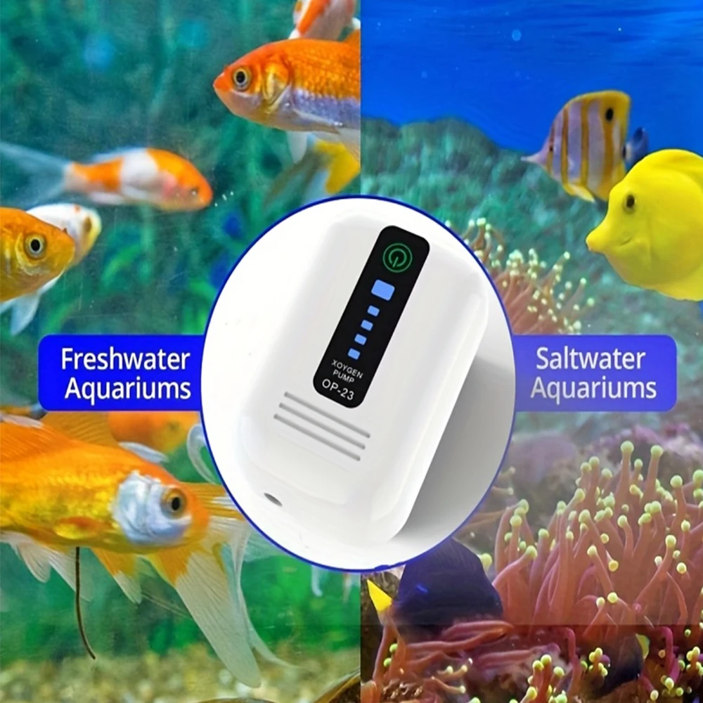 Bomba de Oxigênio USB para Aquário com Saída de 2 L/min - Imagem 6