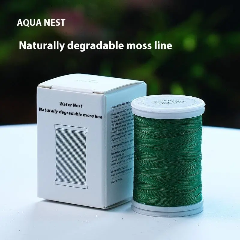 Fio de Musgo para Aquário 200m Degradável para Decoração - Imagem 4