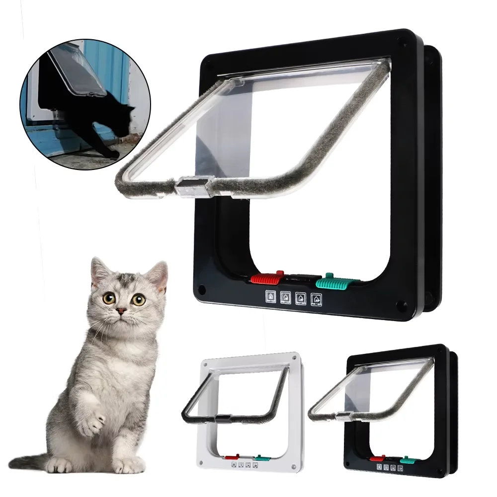Porta para Gatos e Cães Bidirecional para Painéis de Plástico - Imagem 4