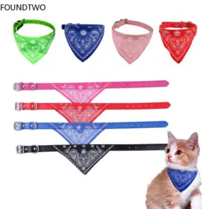 cachecol ajustável para cães e gatos