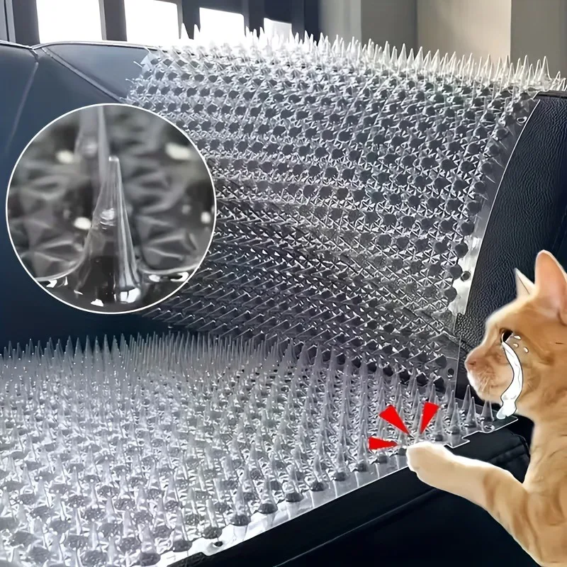 tapete plástico anti-gatos com espinhos