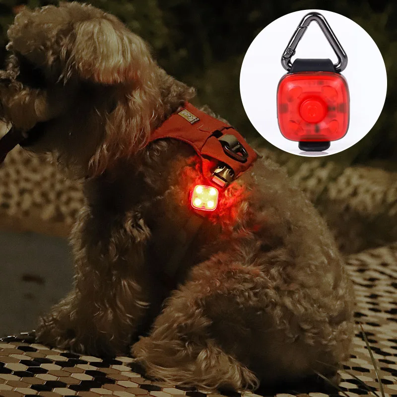 pingente led recarregável usb para cães
