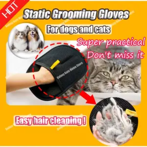 luva eletrostática para cães e gatos