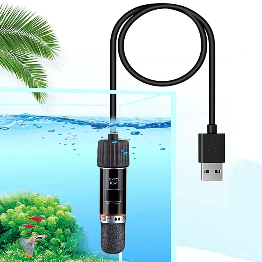 Aquecedor USB para Aquário Pequeno 10W com Termostato 26°C - Imagem 5
