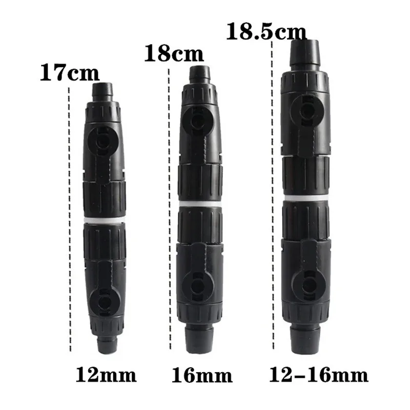 Conector Duplo para Mangueira de Aquário 12/16mm com Válvulas de Corte - Image 4