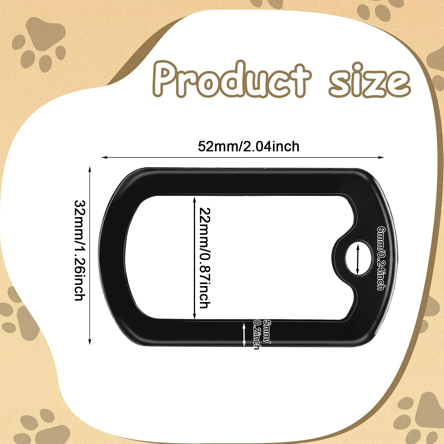 Capa de Silicone para Placa de Identificação de Cães Reduz Ruído - Imagem 6