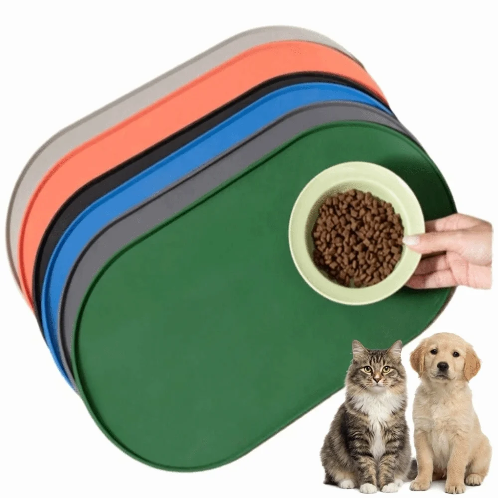 tapete de silicone para comedouro de pets