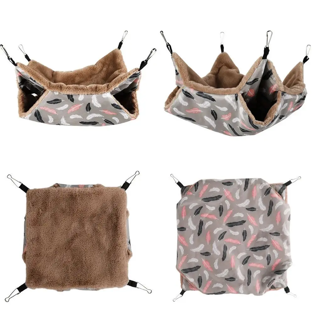 Rede para Hamster de Pelúcia Camada Dupla com Clipes para Fixar - Image 4
