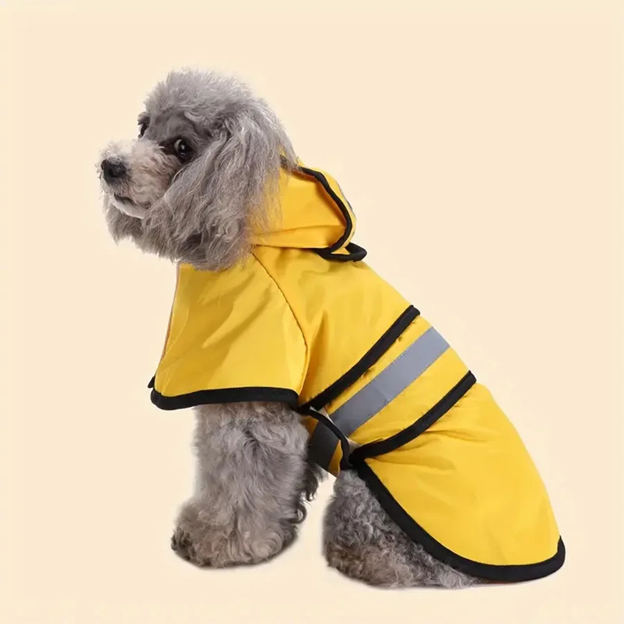 capa de chuva ajustável para cães