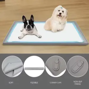 tapete sanitário de silicone para cães