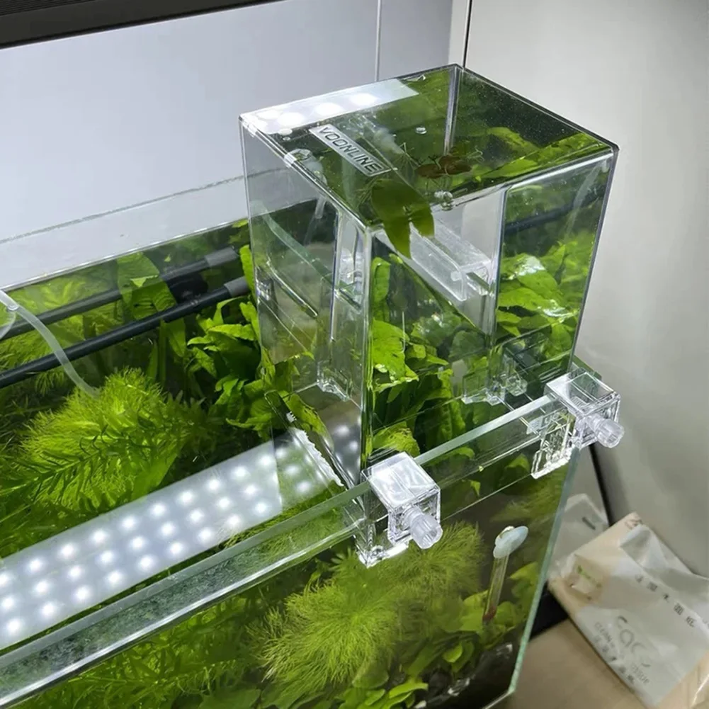 Extensor de Aquário Aéreo para Peixes 19x12x13cm com 3 Fivelas de Fixação - Imagem 2