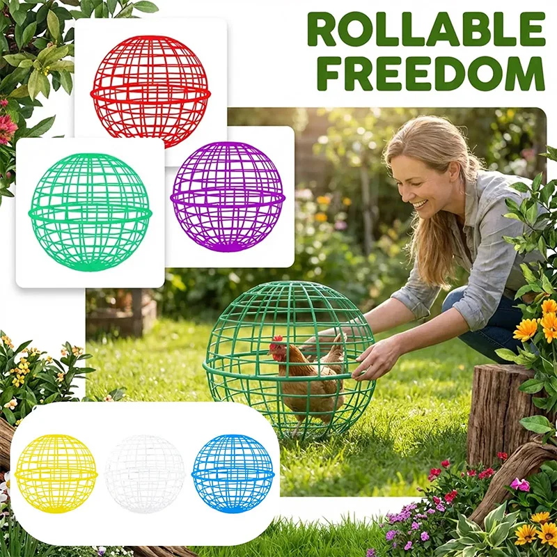 Gaiola Portátil para Aves e Pequenos Animais com Rodas e Anti-fuga - Imagem 2