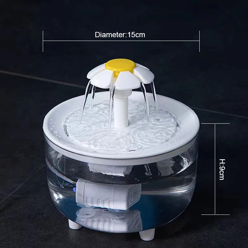 Fonte de Água Elétrica USB para Gatos e Cães 1,2 L Filtrada - Imagem 6