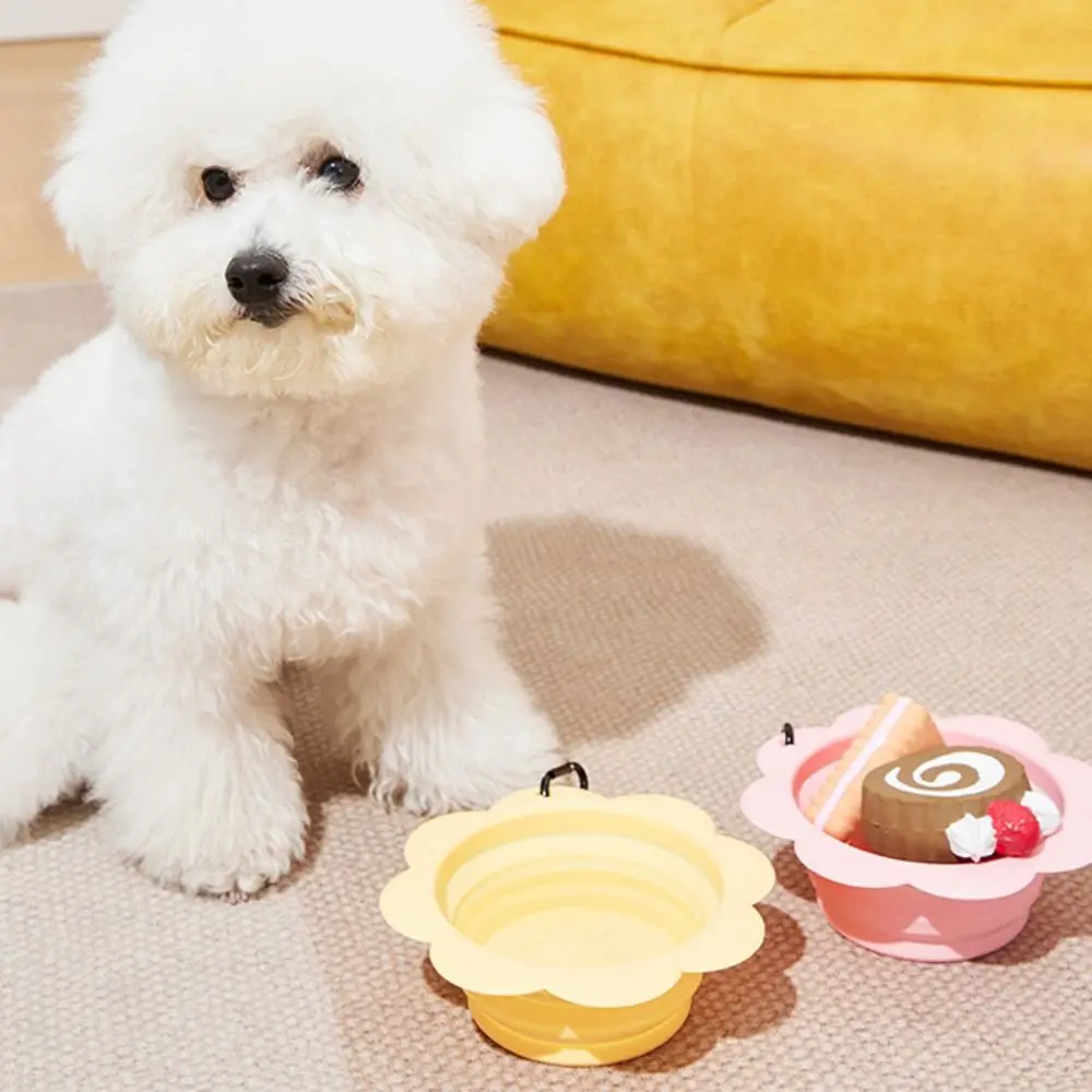 Tigela Dobrável de Silicone para Cães 350ml para Viagem e Passeio - Image 4