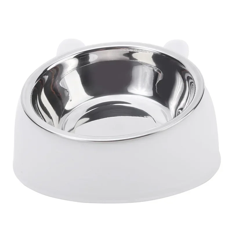 Tigela Inclinada para Gatos e Cães Pequenos Aço Inox - Imagem 3