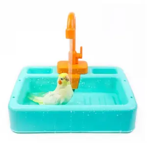 banheira para pássaros com bacia