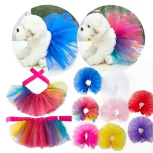 saia tutu para cães pequenos