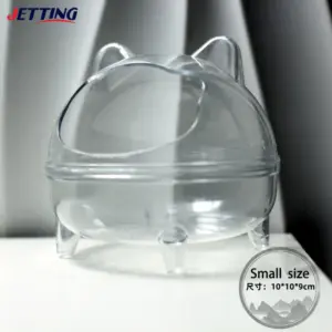 banheiro transparente para hamster