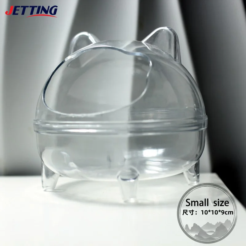banheiro transparente para hamster
